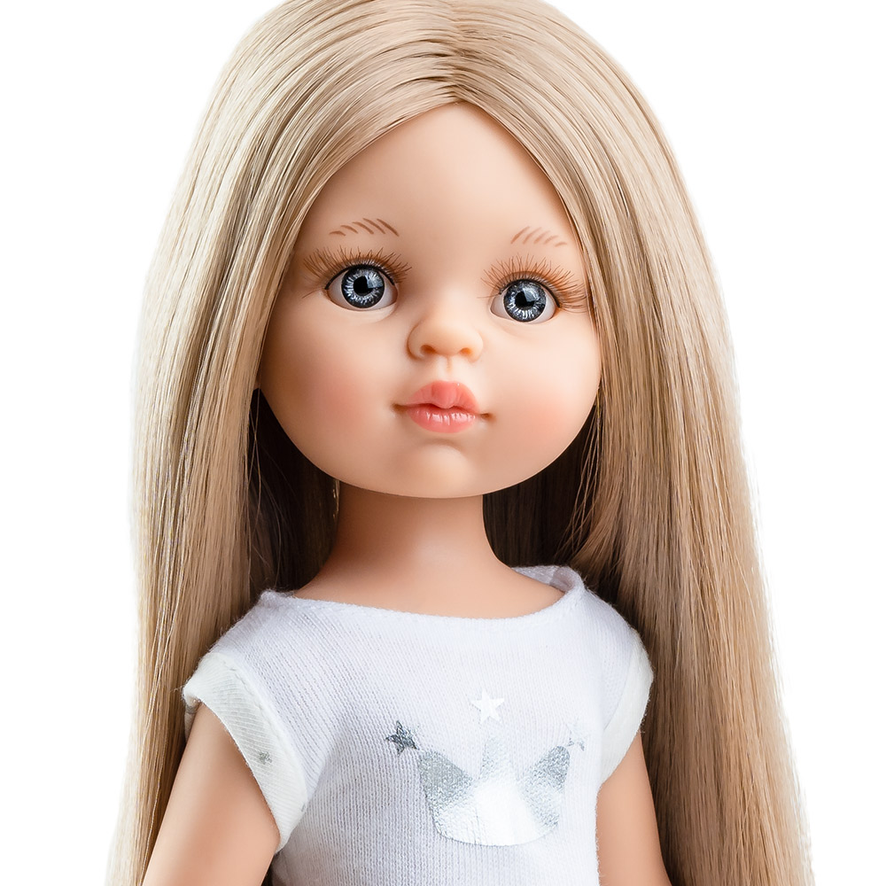 Кукла Карла с длинными волосами в пижаме 32 см  